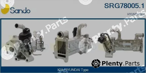 Sando SRG78005.1 — Cooler, exhaust gas recirculation