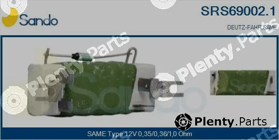 Sando SRS69002.1 — Resistor, interior blower