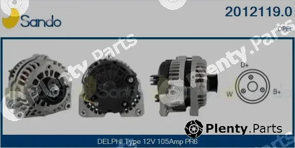 Sando 2012119.0 — Alternator