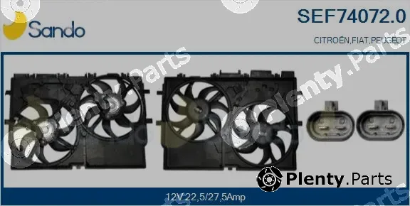 Sando SEF74072.0 — Electric Motor, radiator fan