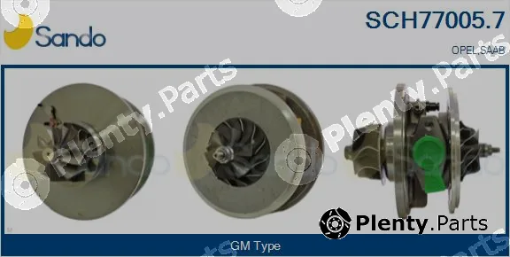 Sando SCH77005.7 — Core assembly, turbocharger