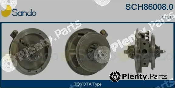 Sando SCH86008.0 — Core assembly, turbocharger