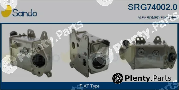 Sando SRG74002.0 — Cooler, exhaust gas recirculation