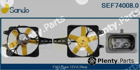 Sando SEF74008.0 — Electric Motor, radiator fan