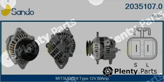 Sando 2035107.0 — Alternator