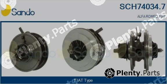 Sando SCH74034.7 — Core assembly, turbocharger