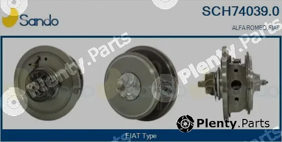 Sando SCH74039.0 — Core assembly, turbocharger