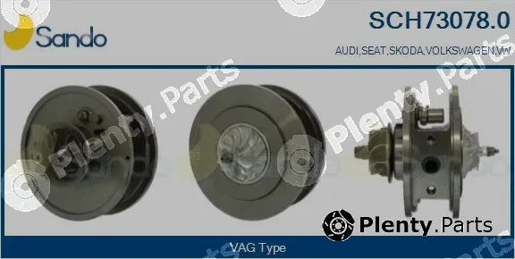 Sando SCH73078.0 — Core assembly, turbocharger
