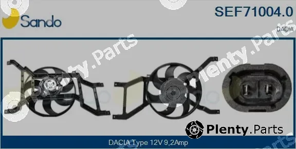 Sando SEF71004.0 — Electric Motor, radiator fan