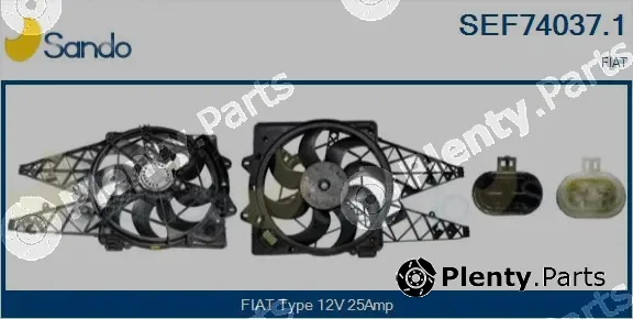 Sando SEF74037.1 — Electric Motor, radiator fan