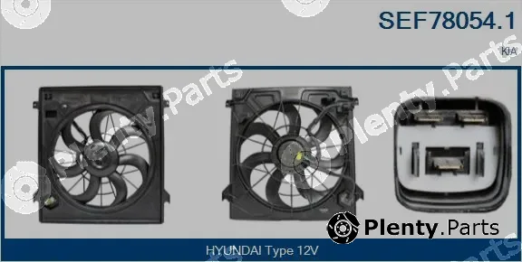 Sando SEF78054.1 — Electric Motor, radiator fan