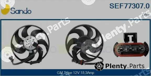 Sando SEF77307.0 — Fan, engine cooling
