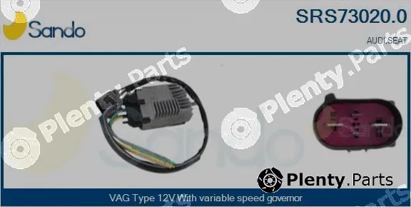 Sando SRS73020.0 — Series resistor, electric motor (radiator fan)
