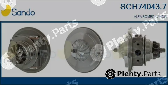 Sando SCH74043.7 — Core assembly, turbocharger