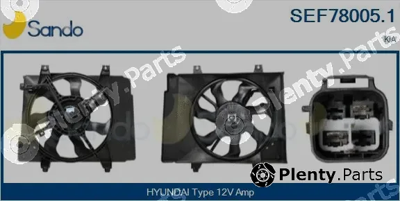 Sando SEF78005.1 — Electric Motor, radiator fan