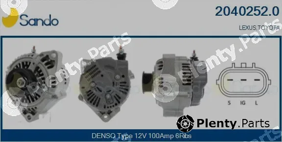Sando 2040252.0 — Alternator