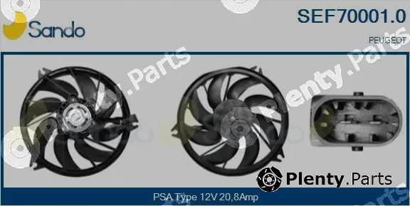 Sando SEF70001.0 — Electric Motor, radiator fan