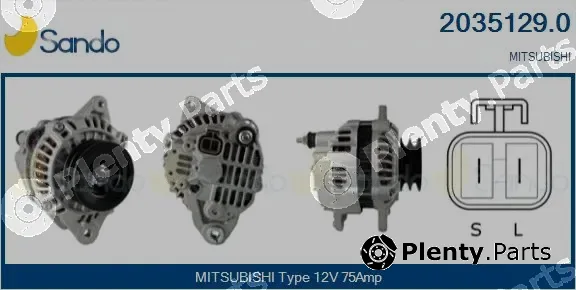 Sando 2035129.0 — Alternator