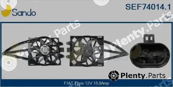 Sando SEF74014.1 — Electric Motor, radiator fan