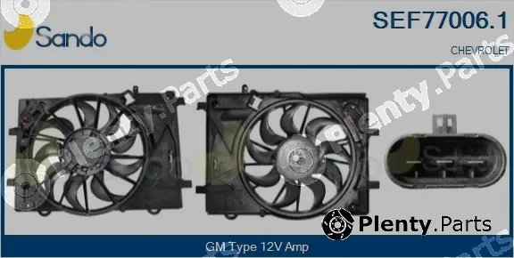 Sando SEF77006.1 — Electric Motor, radiator fan