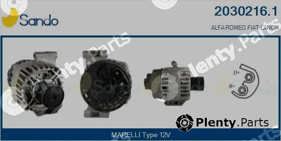 Sando 2030216.1 — Alternator