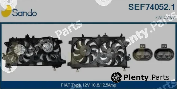 Sando SEF74052.1 — Electric Motor, radiator fan