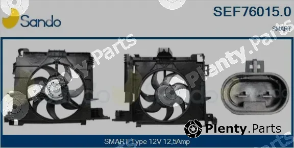 Sando SEF76015.0 — Electric Motor, radiator fan