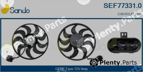 Sando SEF77331.0 — Fan, engine cooling