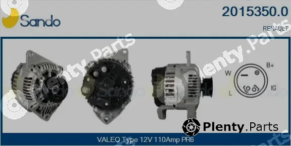 Sando 2015350.0 — Alternator