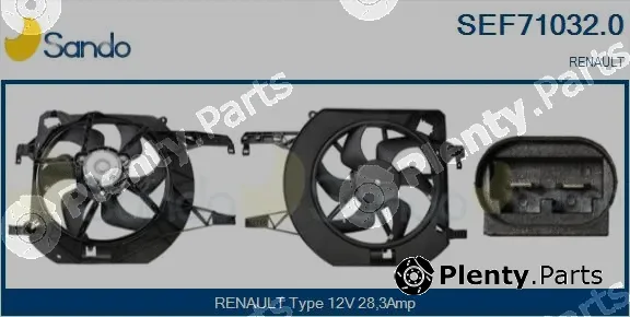 Sando SEF71032.0 — Electric Motor, radiator fan