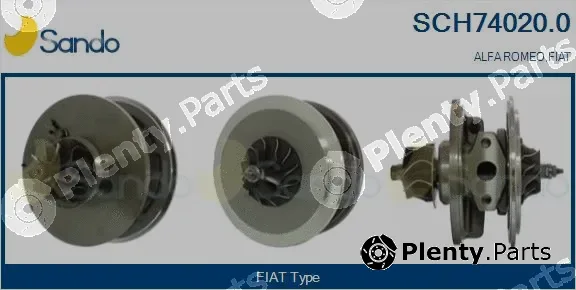 Sando SCH74020.0 — Core assembly, turbocharger