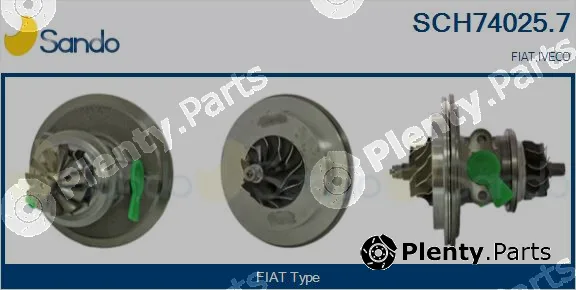 Sando SCH74025.7 — Core assembly, turbocharger