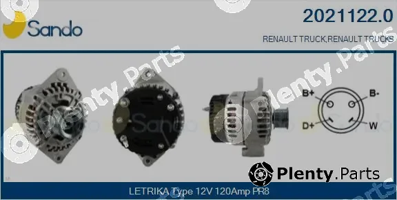 Sando 2021122.0 — Alternator