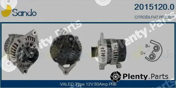 Sando 2015120.0 — Alternator