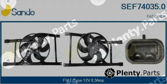 Sando SEF74035.0 — Electric Motor, radiator fan