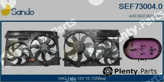 Sando SEF73004.0 — Electric Motor, radiator fan
