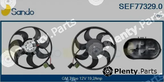 Sando SEF77329.0 — Fan, engine cooling