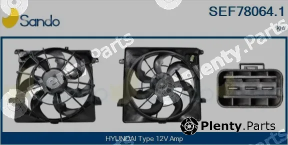 Sando SEF78064.1 — Electric Motor, radiator fan