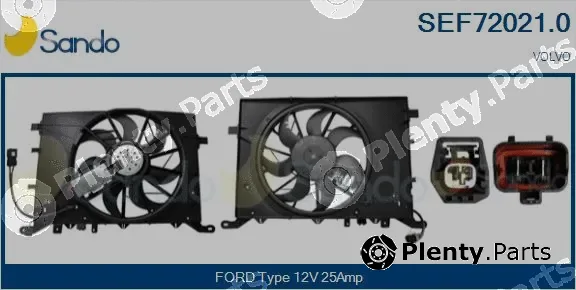 Sando SEF72021.0 — Electric Motor, radiator fan