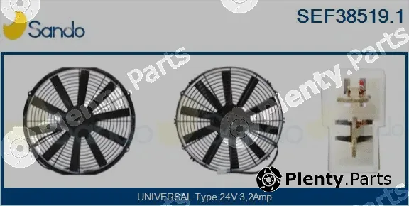 Sando SEF38519.1 — Electric Motor, radiator fan
