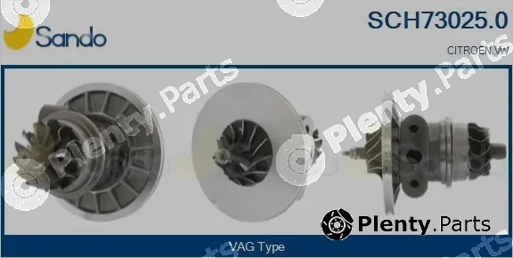 Sando SCH73025.0 — Core assembly, turbocharger