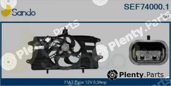 Sando SEF74000.1 — Electric Motor, radiator fan