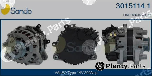 Sando 3015114.1 — Alternator, starter