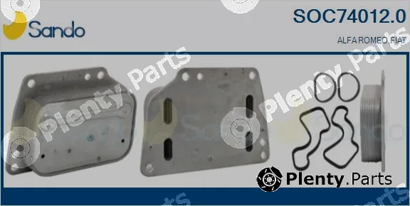 Sando SOC74012.0 — Oil Cooler, engine oil