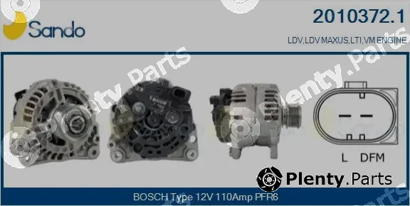 Sando 2010372.1 — Alternator