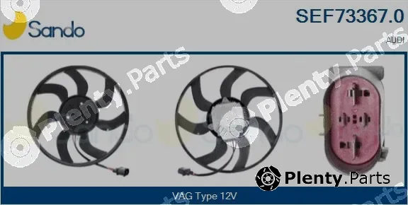 Sando SEF73367.0 — Fan, engine cooling
