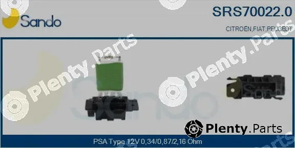 Sando SRS70022.0 — Resistor, interior blower