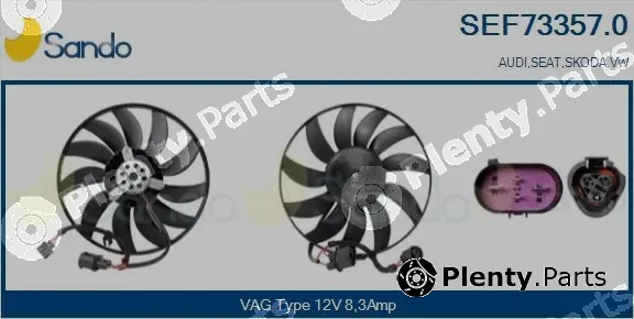 Sando SEF73357.0 — Fan, engine cooling