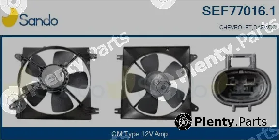 Sando SEF77016.1 — Electric Motor, radiator fan