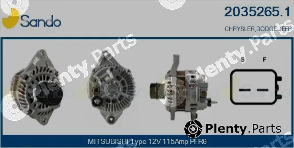 Sando 2035265.1 — Alternator